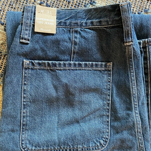 Madewell Superwide Leg Jeans Size 31 - Picture 11 of 11